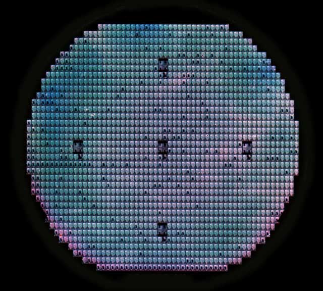 IC wafer with errors